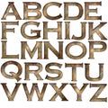 Rusty Grunge Alphabet