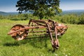 Rusty Hay Rake Royalty Free Stock Photo