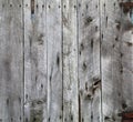 Rusty hinge wooden bard door wall with nails and knots