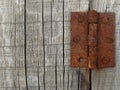 Rusty hinges Royalty Free Stock Photo