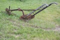 Rusty horse plow