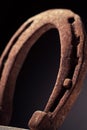 Rusty horse shoe Royalty Free Stock Photo