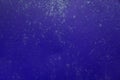 Rusty indigo color metal texture background. Old worn blue and violet iron door Royalty Free Stock Photo