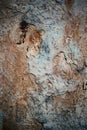 Rusty iron background.  Old plaster and rust Royalty Free Stock Photo