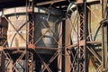 Rusty iron constructions Vitkovice