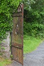 Rusty iron gate, Glendalough, Ireland Royalty Free Stock Photo