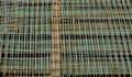 Rusty iron net Royalty Free Stock Photo