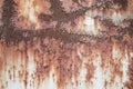 Rusty iron plate texture background . rust and oxidized metal background Royalty Free Stock Photo