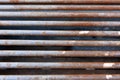 Rusty iron railings Royalty Free Stock Photo