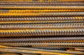 Rusty Iron rods specially prepared to be used in concrete in construction