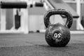 Rusty Kettle Bell on the gym floor