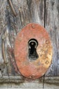 Rusty Keyhole Royalty Free Stock Photo