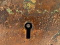 Rusty keyhole