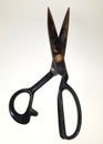 the rusty legendary scissors are still sharp Royalty Free Stock Photo