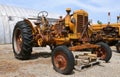 Rusty mains of an old tractor Royalty Free Stock Photo