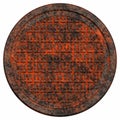 Rusty manhole cover Royalty Free Stock Photo