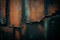 Rusty metal background. Grunge texture. 3d illustration Royalty Free Stock Photo