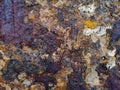 Rusty metal background with rough texture Royalty Free Stock Photo