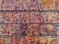 Rusty metal background with rough texture Royalty Free Stock Photo