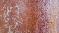 Rusty metal background, rusty metal plate background texture. Steel plate with rust covered almost full sheet. The iron or metal Royalty Free Stock Photo