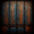 rusty metal background with some damage on it in grunge style Royalty Free Stock Photo