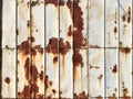 Rusty metal background with streaks of rust. Corroded metal background. Rust stains. Rusty corrosion. Royalty Free Stock Photo