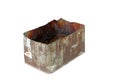 Rusty metal box Royalty Free Stock Photo