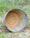Rusty metal bucket Royalty Free Stock Photo