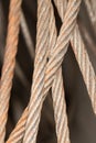 Rusty metal cable Royalty Free Stock Photo