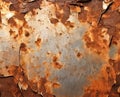 Rusty metal canvas. Grunge rusted metal texture background Royalty Free Stock Photo