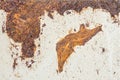 Rusty Metal, Corrosion of the surface, Grunge texture or background. Royalty Free Stock Photo