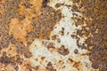 Rusty Metal, Corrosion of the surface, Grunge texture or background. Royalty Free Stock Photo