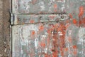 Rusty metal door Royalty Free Stock Photo