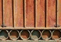 Rusty Metal Door Royalty Free Stock Photo