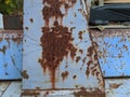 Rusty Metal Industrial Equipment Junk Lift Royalty Free Stock Photo