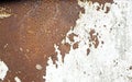 Rusty metal look like asia map Royalty Free Stock Photo