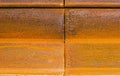 A rusty metal panel background. Royalty Free Stock Photo