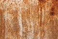 Rusty metal panel texture