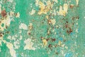 Rusty metal panel textured wallpaper background Royalty Free Stock Photo