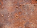 Rusty metal plate