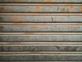 Rusty Metal Roller Shutter Royalty Free Stock Photo