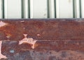 Rusty metal sheet background of wall metal Royalty Free Stock Photo