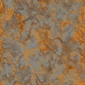 Rusty Metal Sheet. Seamless Tileable Texture. Royalty Free Stock Photo