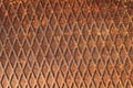 Rusty metal sheet - textured metal background with non slip repetitive pattern Royalty Free Stock Photo