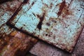 Rusty metal sheets Royalty Free Stock Photo