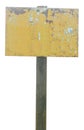Rusty metal sign Royalty Free Stock Photo
