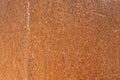 Rusty metal surface. Metal background covered with rust. Rust texture background. Old iron sheet Royalty Free Stock Photo