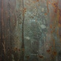 Rusty metal surface with a mix of textures and colors. Dominantly brown and orange Royalty Free Stock Photo