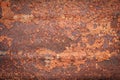 Rusty metal texture background for interior exterior decoration. Royalty Free Stock Photo