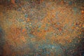 Rusty metal texture background for interior exterior decoration. Royalty Free Stock Photo